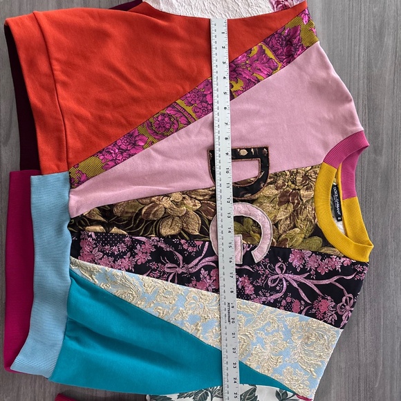 Dolce & Gabbana Multicolor Patchwork Top - Picture 11 of 13